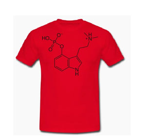 Psilocybin molecule T shirt-men woman T shirts-DiamondsKT