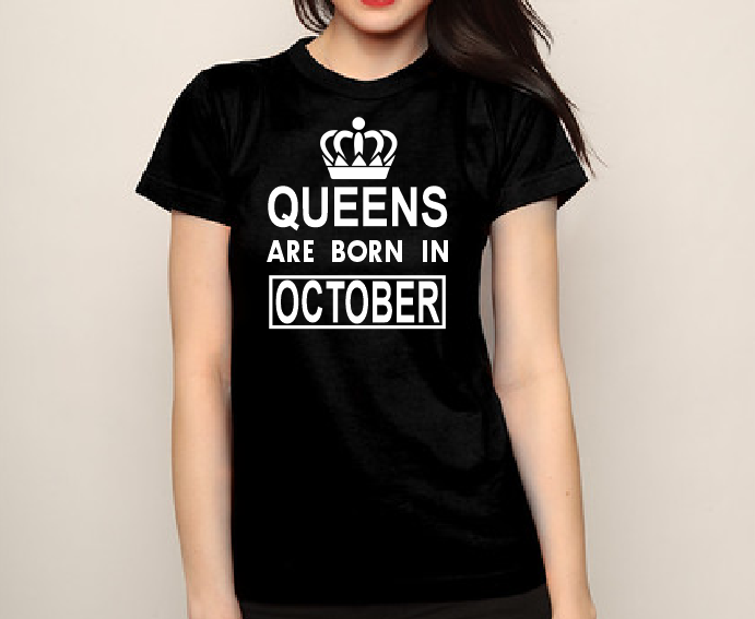 Queens are born in November December January February March April May June July T shirt-woman t shirts-DiamondsKT