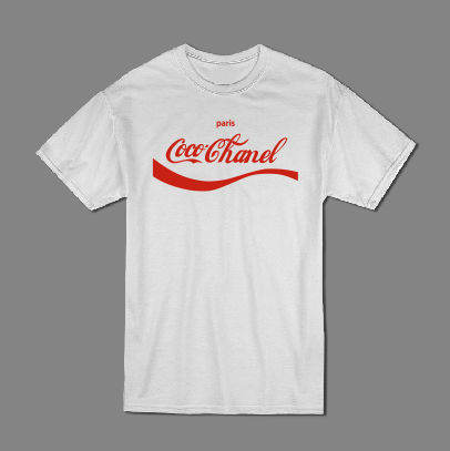 Coca Cola Coco Chanel parody T shirt-men woman T shirts-DiamondsKT