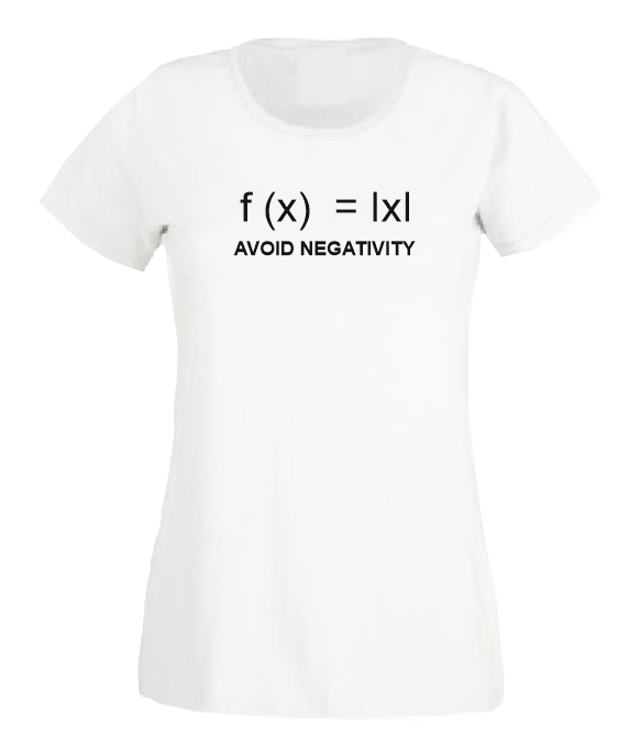 Avoid negativity math T shirt-men woman T shirts-DiamondsKT