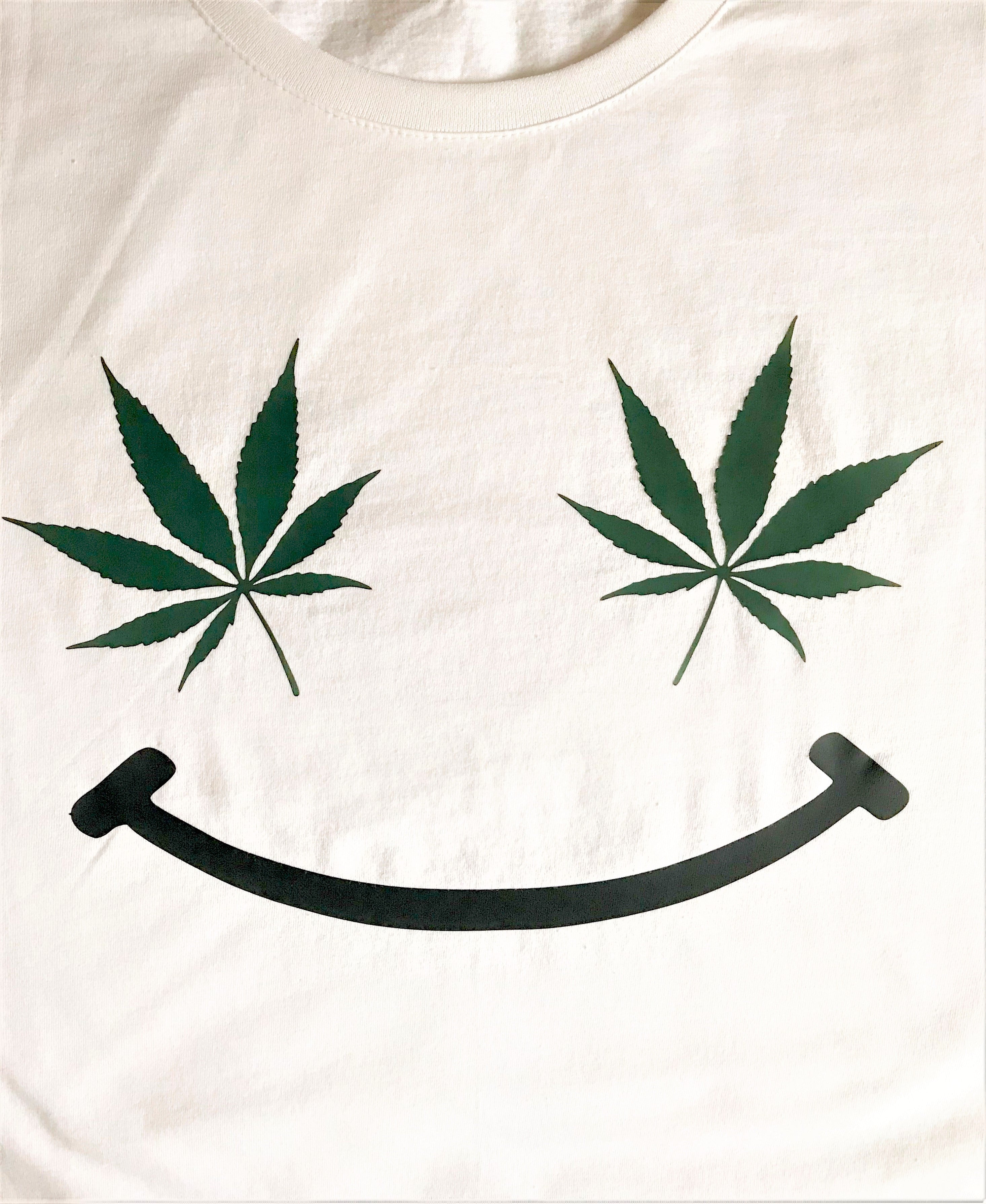 Marijuana smile T shirt-men woman T shirts-DiamondsKT