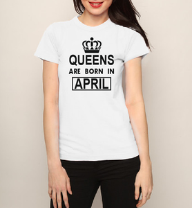 Queens are born in November December January February March April May June July T shirt-woman t shirts-DiamondsKT