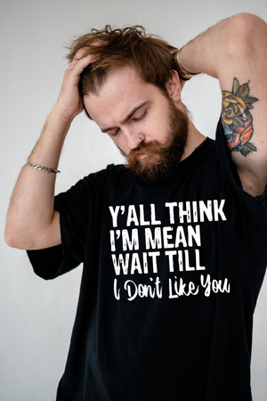 Y'all think i'm mean, wait till I don't like you T shirt and hoodie