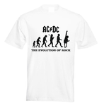 AC DC The Evolution of Rock Kids Boy Girl Baby cotton T shirt or Hoodie-Kids T shirts-DiamondsKT