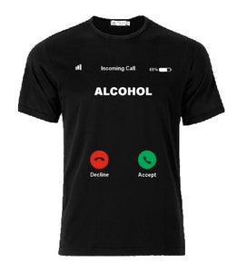 Alcohol calling T shirt / Hoodie-men woman T shirts-DiamondsKT