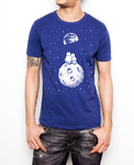 Astronaut couple on the moon T shirt-men woman T shirts-DiamondsKT