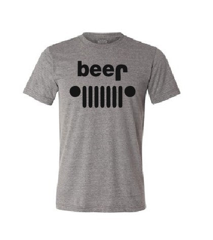 Jeep beep beer T shirt-men woman T shirts-DiamondsKT