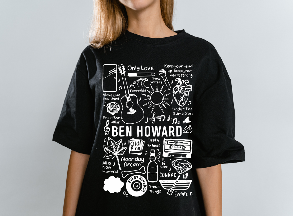 Ben Howard T shirt hoodie