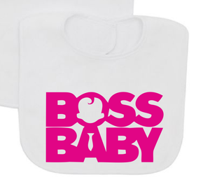 BOSS BABY baby bib-Baby Bibs-DiamondsKT