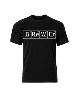 Brewer The Periodic table T shirt-men woman T shirts-DiamondsKT