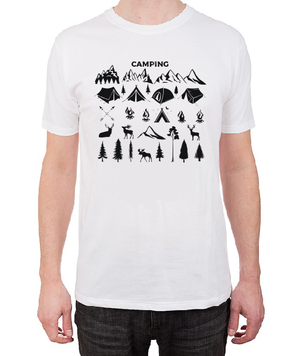 Camping T shirt-men woman T shirts-DiamondsKT