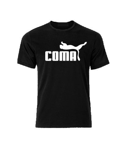 Coma Puma parody T shirt-men woman T shirts-DiamondsKT