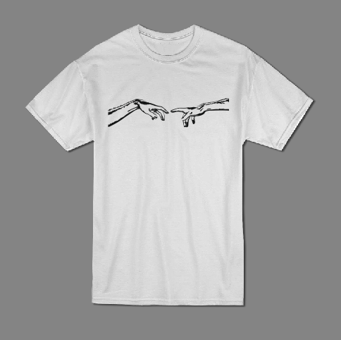 Connecting hands T shirt-men woman T shirts-DiamondsKT
