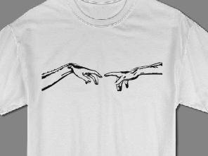 Connecting hands T shirt-men woman T shirts-DiamondsKT