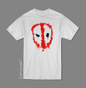 Deadpool face T shirt-men woman T shirts-DiamondsKT