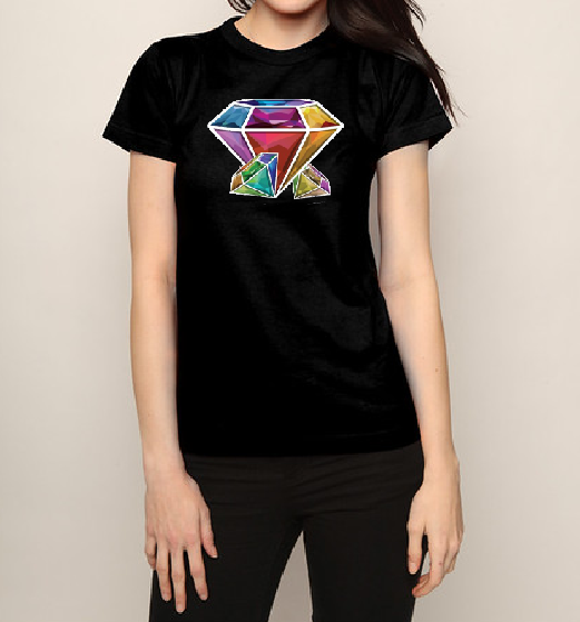 Colorfull Diamonds KT T shirt-men woman T shirts-DiamondsKT