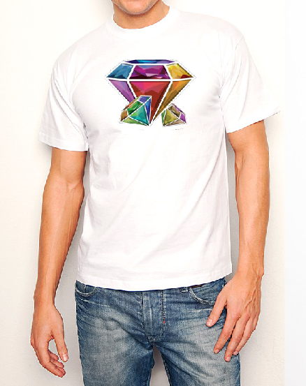 Colorfull Diamonds KT T shirt-men woman T shirts-DiamondsKT