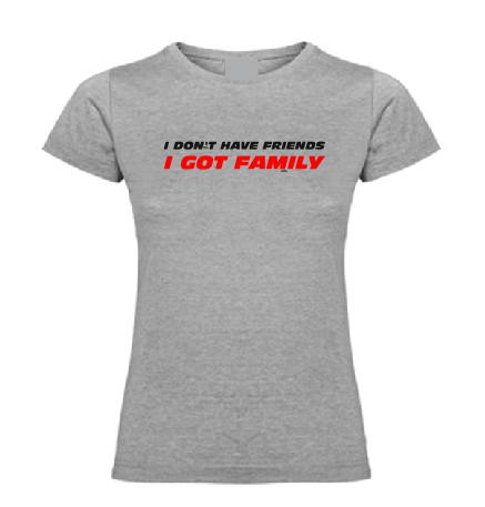 The Fast and The Furious inspired T shirt, I don't have Friends I got Family T shirt-men woman T shirts-DiamondsKT