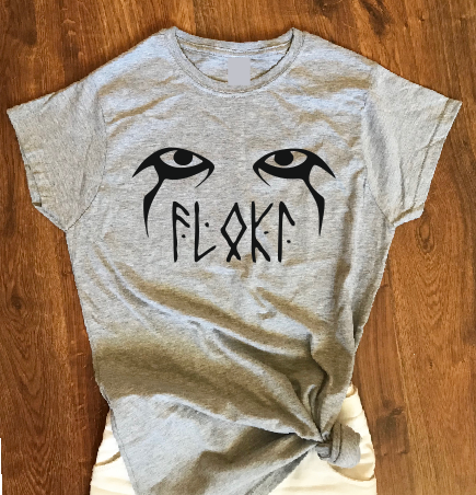 Floki eyes T shirt, Vikings inpired T shirt-men woman T shirts-DiamondsKT