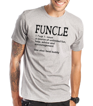 Funcle men Father's Day Uncle t shirt gift.-men T shirts-DiamondsKT