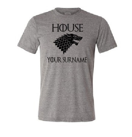 House - your surname Game of Thrones inspired men / woman T shirt-men woman T shirts-DiamondsKT