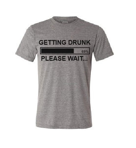 Getting Drunk T shirt-men woman T shirts-DiamondsKT
