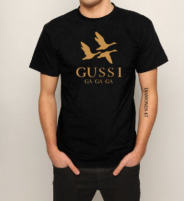 Gussi Ga Ga Ga T shirt-men woman T shirts-DiamondsKT
