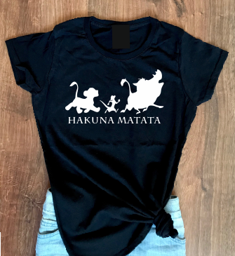 Hakuna Matata Lion King inspired T shirt-men woman T shirts-DiamondsKT