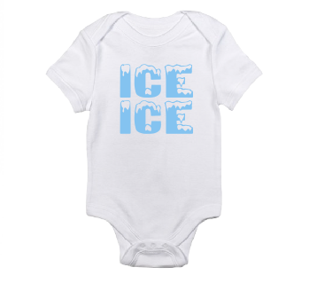 Ice Ice baby bodysuit-baby bodysuit onesie-DiamondsKT