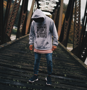 I don't like morning people, or mornings, or people T shirt and hoodie