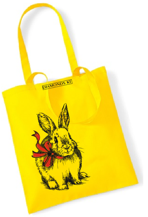 Bunny reusable shopping bag-shopping bags-DiamondsKT