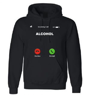 Alcohol calling T shirt / Hoodie-men woman T shirts-DiamondsKT