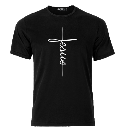Jesus handwritten T shirt-men woman T shirts-DiamondsKT