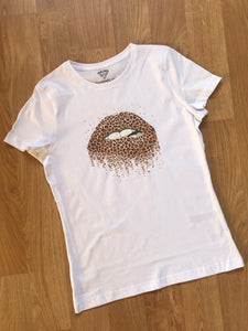 Leopard print lips T shirt / Hoodie-men woman T shirts-DiamondsKT