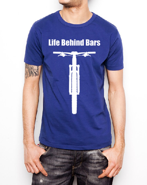 Life behind bars bicycle T shirt-men woman T shirts-DiamondsKT