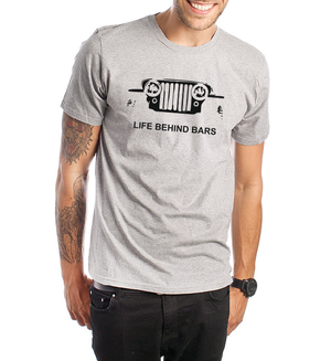 Life behind Bars Jeep T shirt-men woman T shirts-DiamondsKT