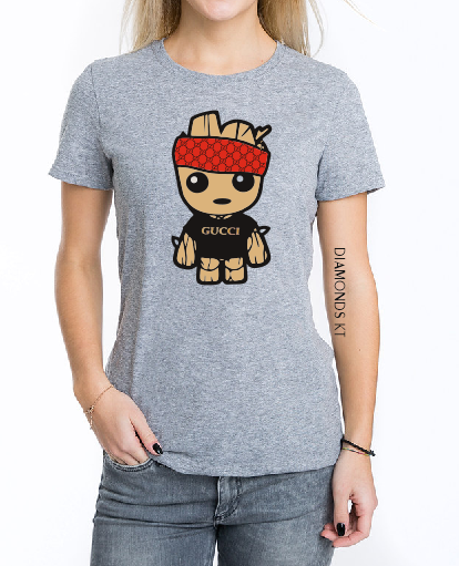 Baby Groot cartoon T shirt or Hoodie-men woman T shirts-DiamondsKT