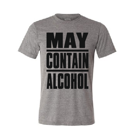 May contain Alcohol T shirt-men woman T shirts-DiamondsKT