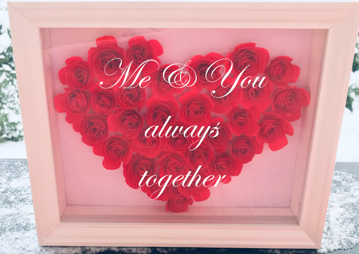 Heart frame with personalized text-Posters, Prints, & Visual Artwork-DiamondsKT