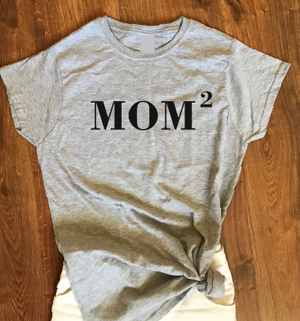 Mom of 2 or 3 childrens girls boys woman T shirt-woman t shirts-DiamondsKT
