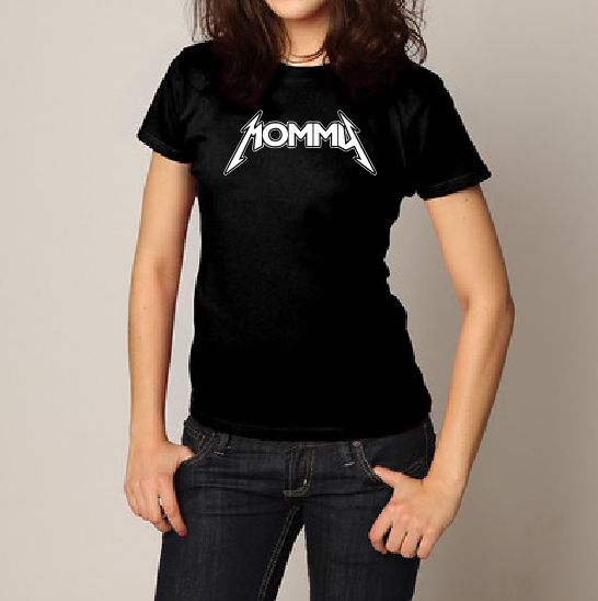 Metallica Mommy T shirt-woman t shirts-DiamondsKT