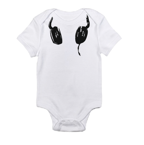 Music little DJ Baby bodysuit-baby bodysuit onesie-DiamondsKT