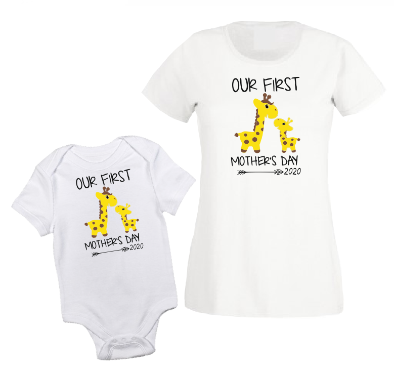 Our first Mother's Day 2020 Mommy and me matching outfit T shirt-woman t shirts-DiamondsKT