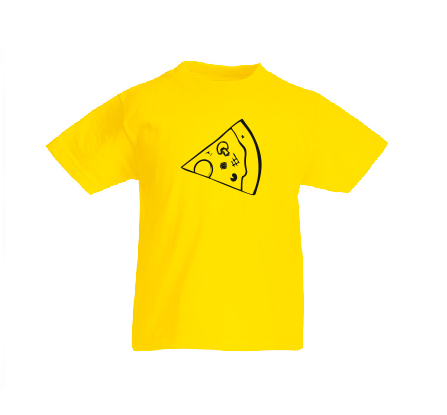 Pizza Kids Boy Girl cotton t shirt-Kids T shirts-DiamondsKT