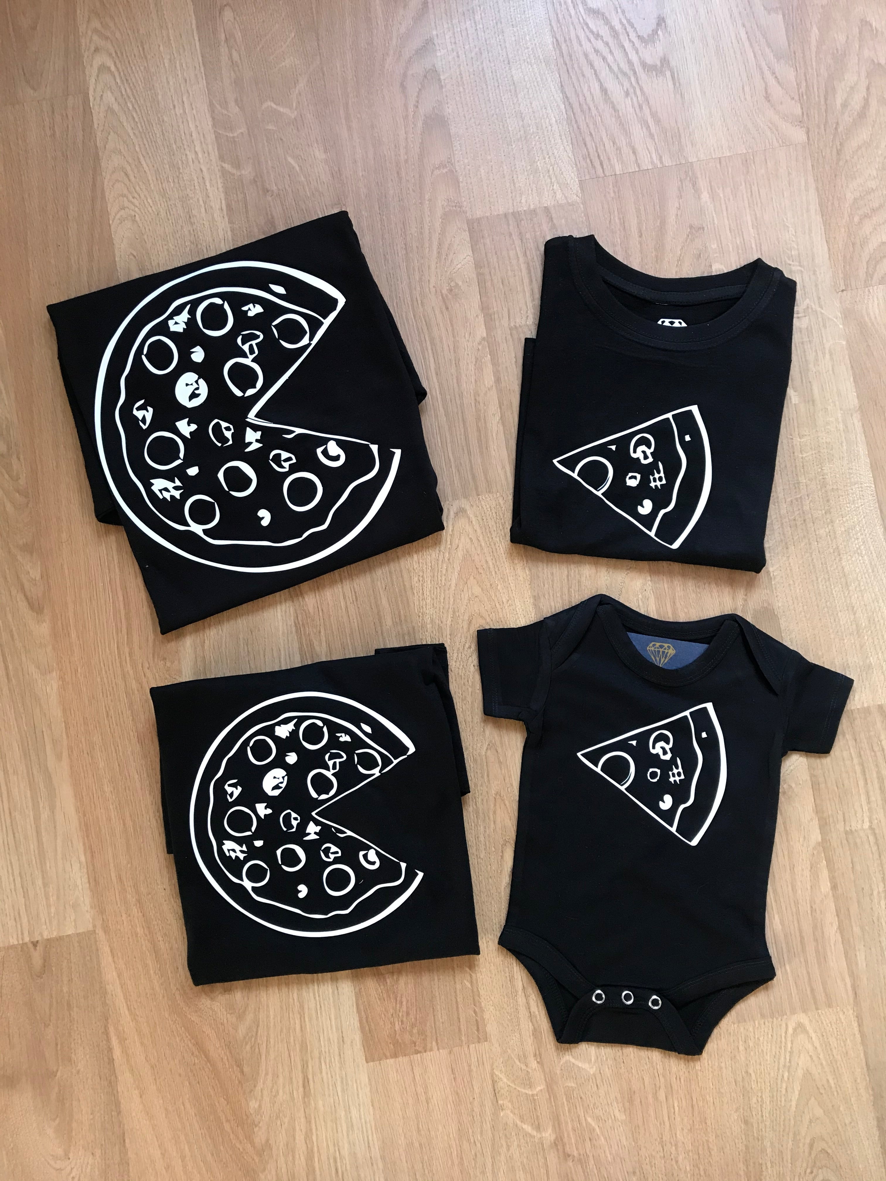 Pizza Kids Boy Girl cotton t shirt-Kids T shirts-DiamondsKT