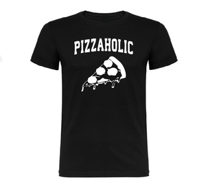 Pizzaholic T shirt-men woman T shirts-DiamondsKT