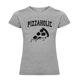 Pizzaholic T shirt-men woman T shirts-DiamondsKT