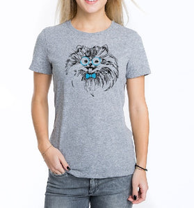 Pomeranian dog T shirt-men woman T shirts-DiamondsKT