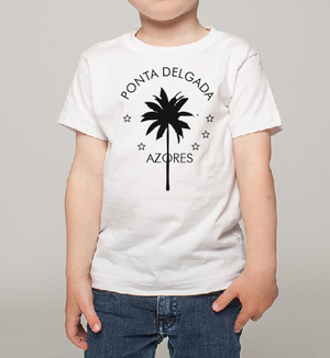 Ponta Delgada Azores Kids Boy Girl Baby cotton t shirt-Kids T shirts-DiamondsKT
