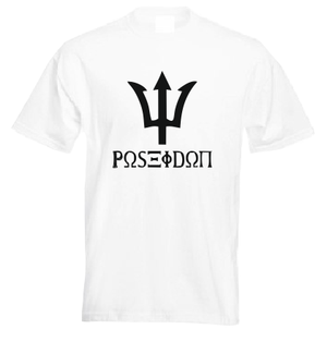 Poseidon Ποσειδῶν T shirt-men woman T shirts-DiamondsKT